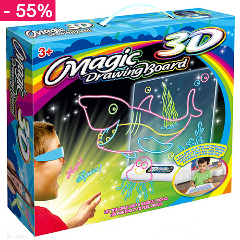 3D Magická kreslící tabulka